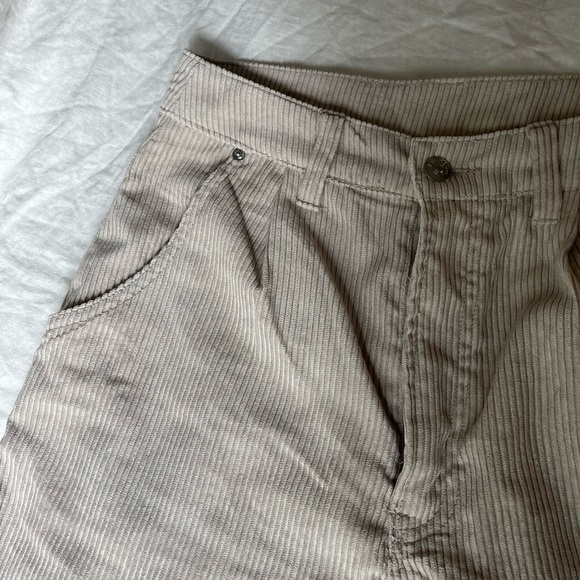 Beige Corduroy Pants - Size 4 - Picture 4 of 6